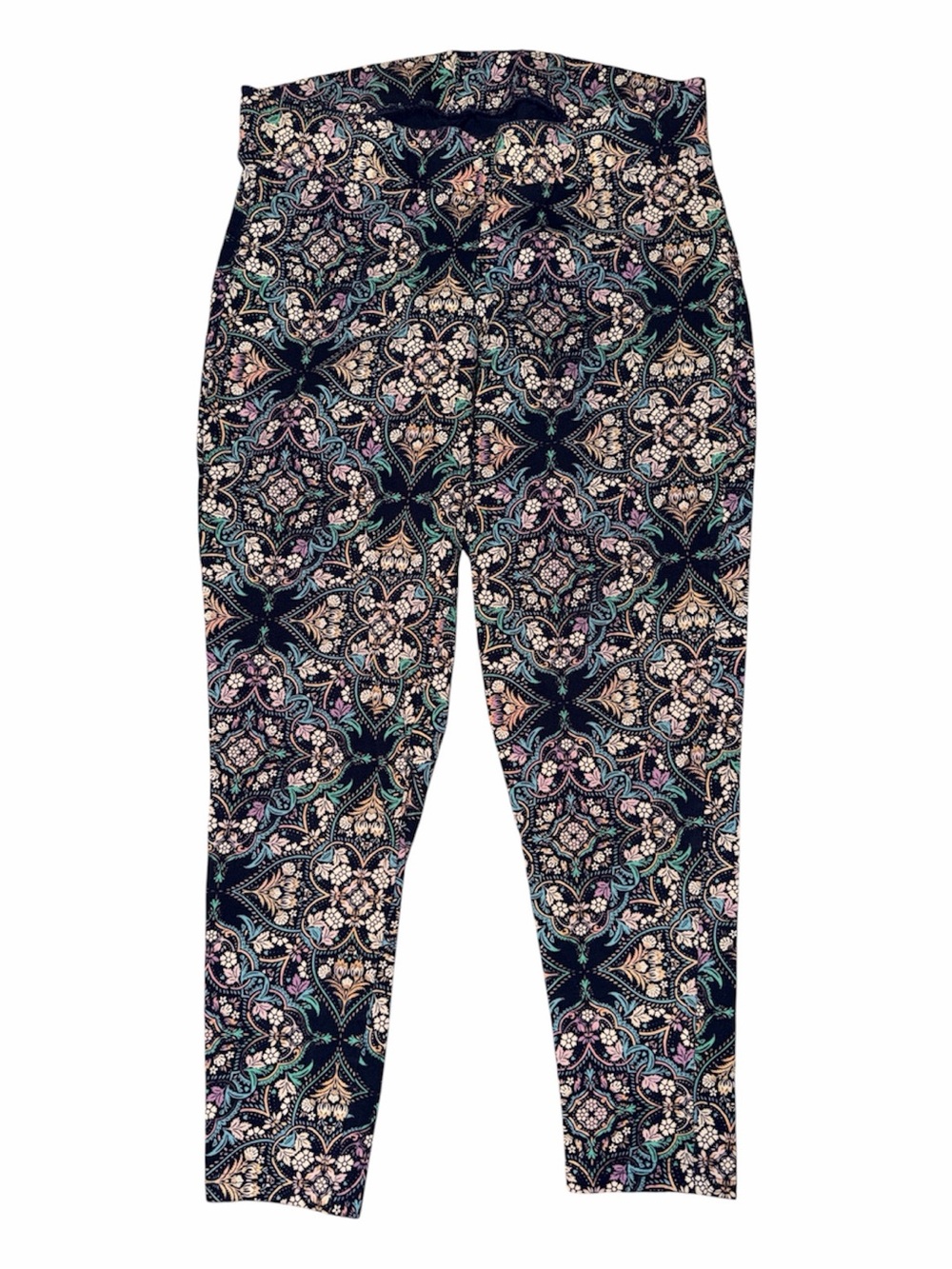 TORRID Patterned Navy Floral Leggings in Size 1